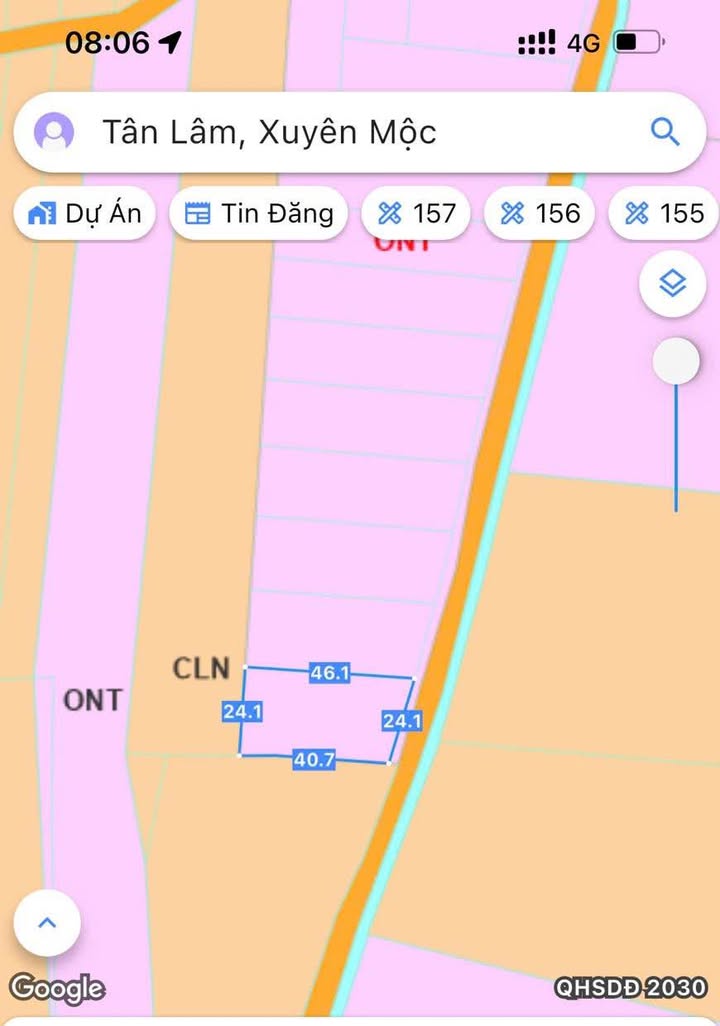 Đất thổ cư 1000m² tại Tân Lâm, Xuyên Mộc chỉ 9xx triệu - Cơ hội đầu tư hấp dẫn!