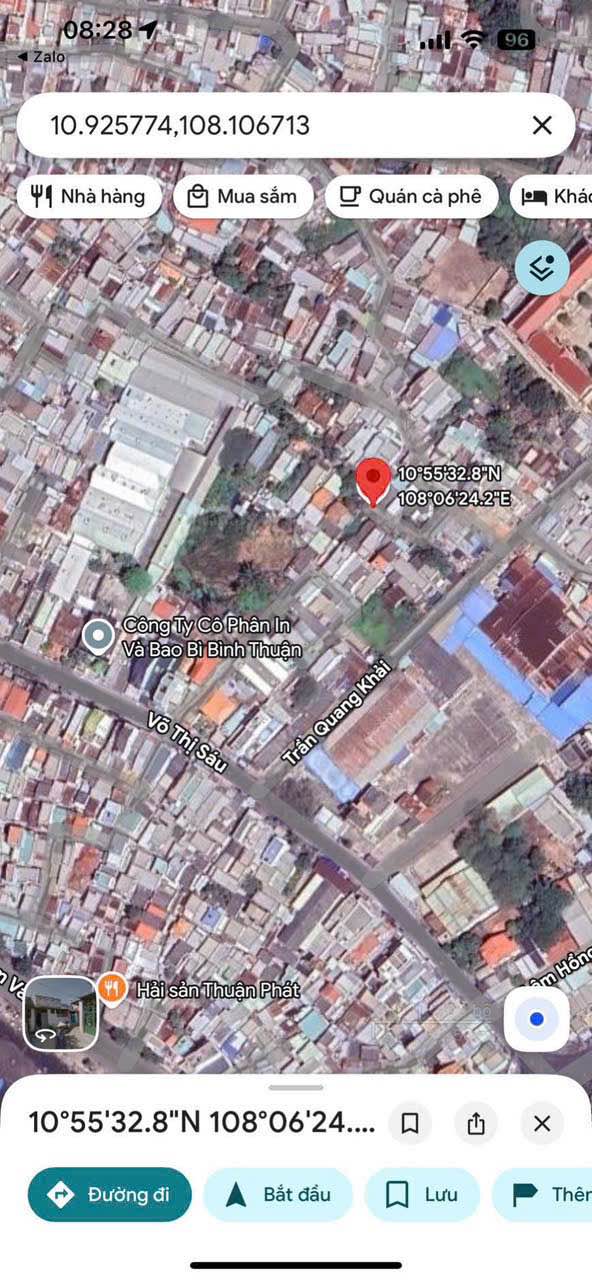 Đất thổ cư 116m² hẻm bê tông 2m7 Võ Thị Sáu - Giá chỉ 1.55 tỷ!