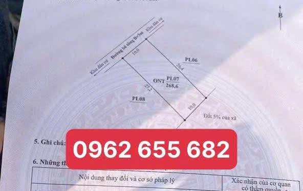 Đất thổ cư Bản Búa, Mộc Châu 268m² chỉ 3.25 tỷ - Cơ hội đầu tư lý tưởng!