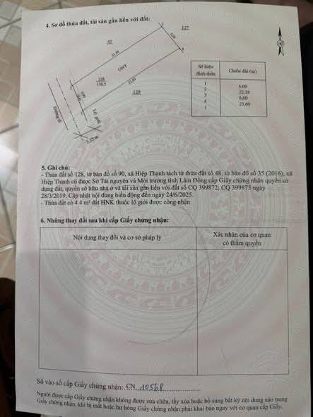 Đất ở xã Hiệp Thạnh, Đức Trọng 138m² giá 2.3 tỷ - Đường bê tông rộng rãi!