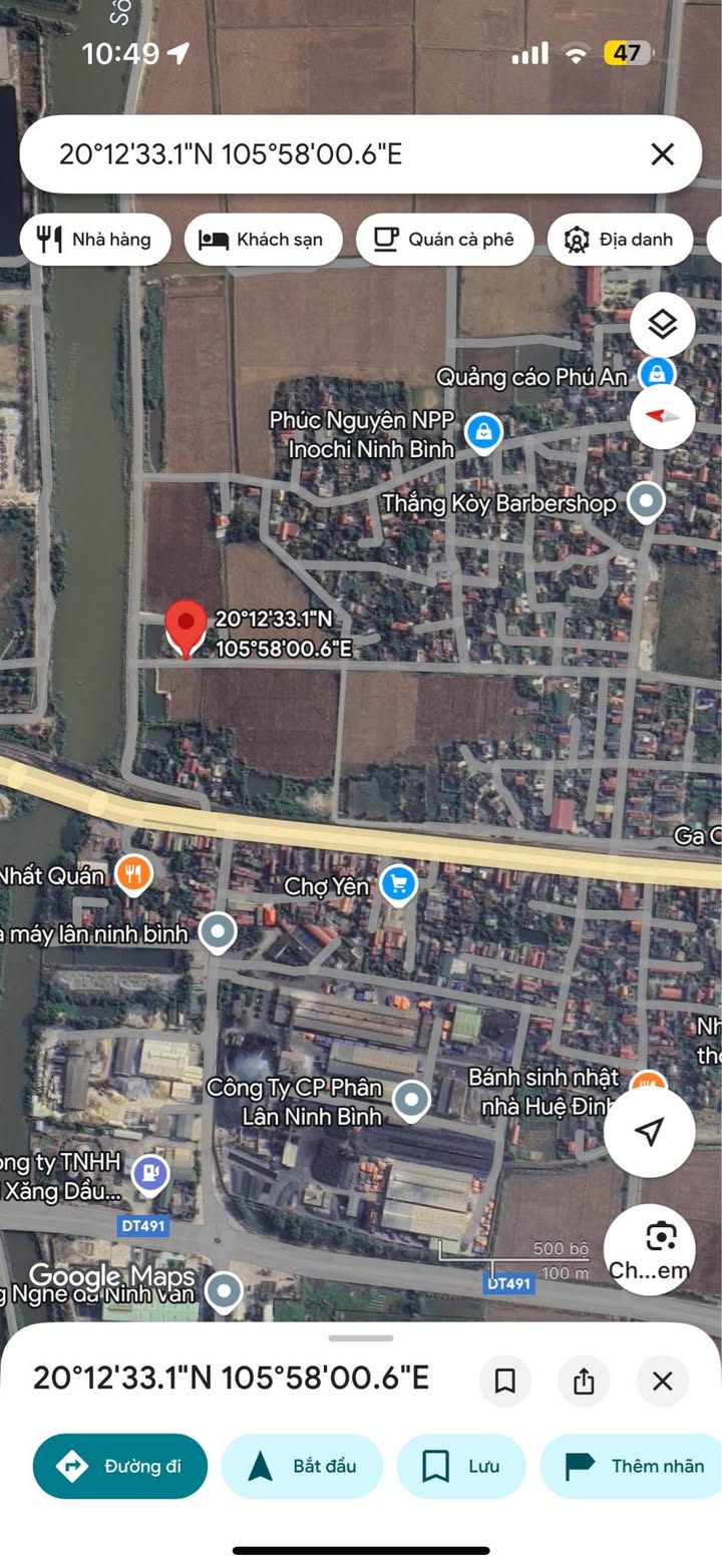 Bán lô đất 119,9m² tại Phường Ninh Phong, Thành phố Hoa Lư - Vị trí đắc địa gần Quốc lộ 1A!