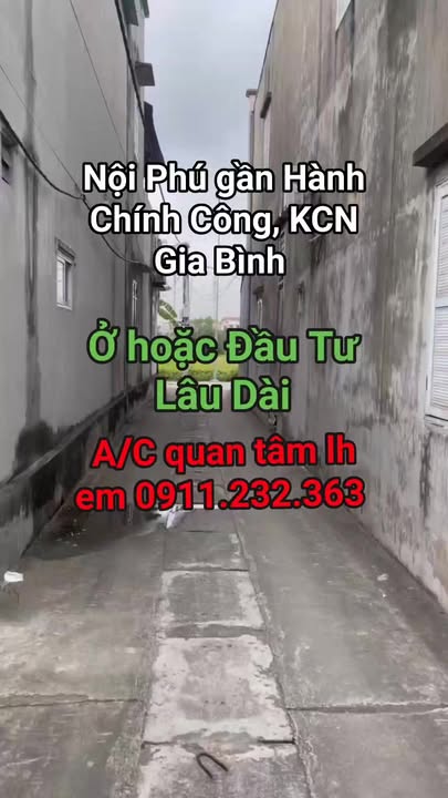 Đất nền Thôn Nội Phú, Gia Bình 106m² giá 3 tỷ - Sổ hồng chính chủ, ô tô vào tận nơi!