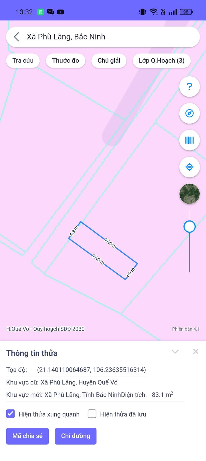 Đất nền đầu tư tại Đồng Sài, Quế Võ, Bắc Ninh 83m² - Giá chỉ 820 triệu!