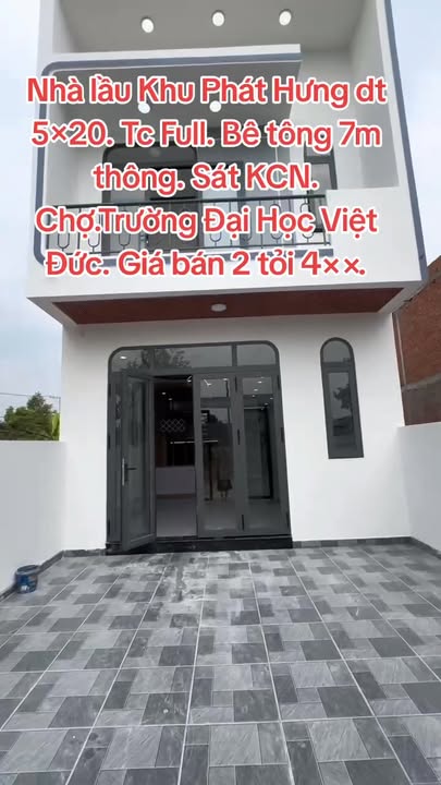 Nhà Phát Hưng 2G, Bến Cát 100m² giá 2.4 tỷ - Chính chủ bán gấp!