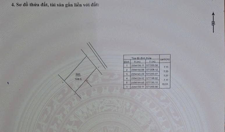 Đất thổ cư 108m² tại Xã Lệ Chi, Gia Lâm - Cơ hội đầu tư sinh lời!