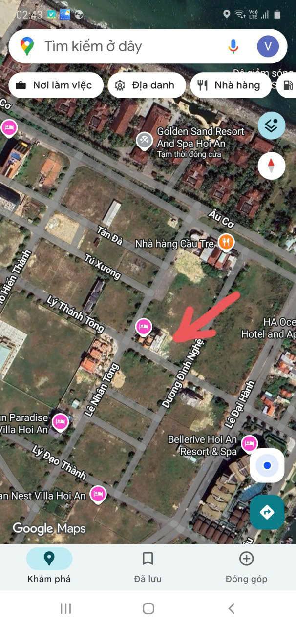 Đất nền Cửa Đại Hội An 243m² giá 8.38 tỷ - Cơ hội đầu tư tuyệt vời!