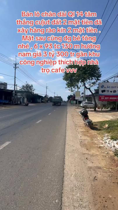 Đất 2 mặt tiền Quốc lộ 14, Tâm Thắng, Cư Jút 558m² giá 3.3 tỷ - Đầu tư sinh lời tốt!