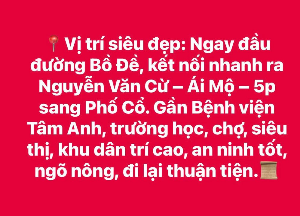 Nhà đẹp Bồ Đề, Long Biên 32m² giá 8 tỷ - Vị trí đắc địa, gần ô tô
