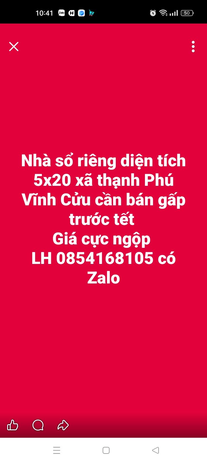 Đất nền xã Thạnh Phú Vĩnh Cửu 100m² giá thỏa thuận - Bán gấp trước Tết!