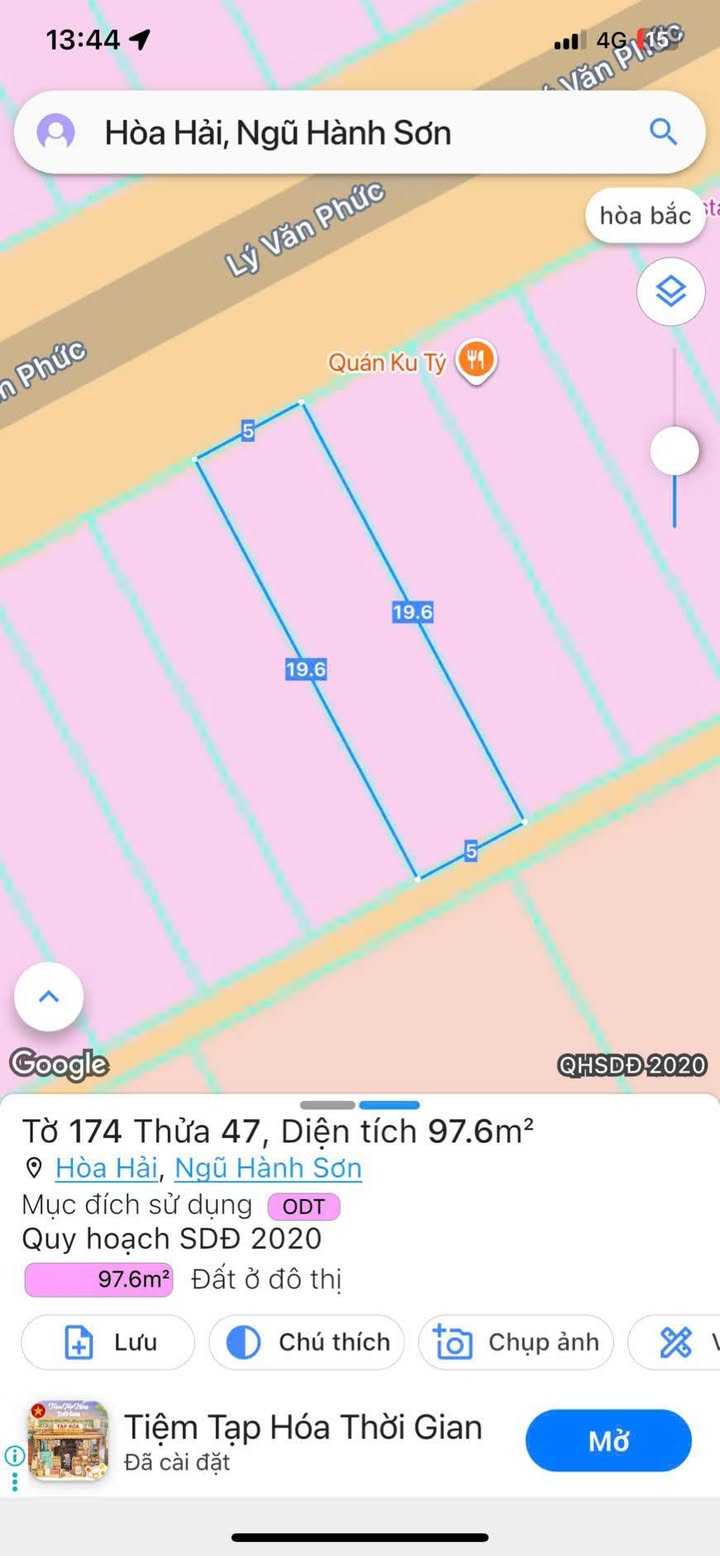 Lô đất 97,5m² Khu TĐC Tân Trà Đà Nẵng - Tiềm năng sinh lời cao!