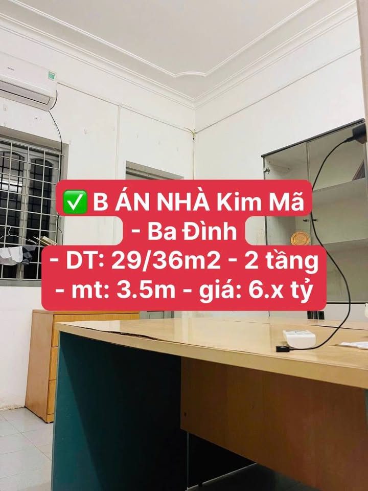 Nhà phố Kim Mã, Ba Đình 29m² giá 6 tỷ - Vị trí thuận lợi, sẵn sàng giao dịch!