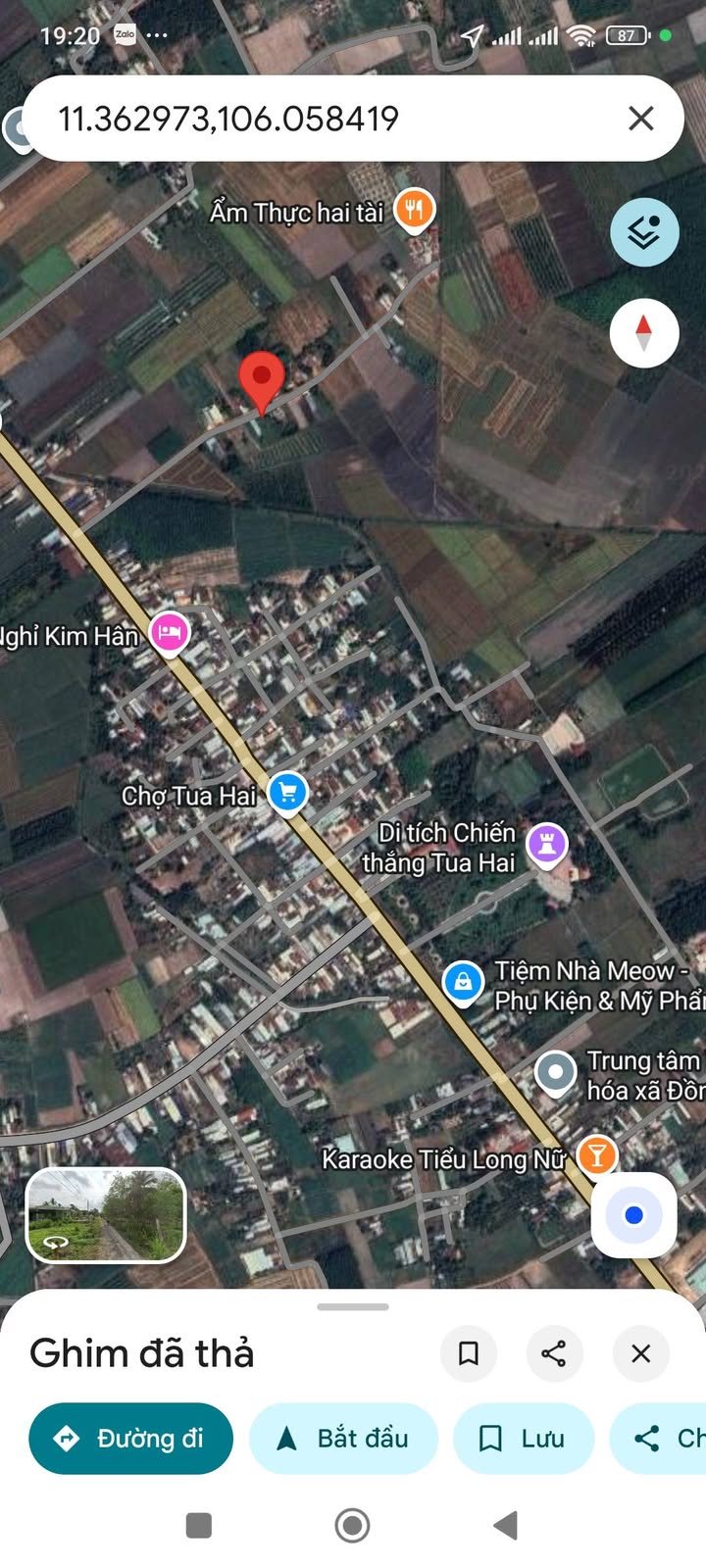 Đất nền ấp Tua 2, xã Đồng Khởi, 550m² giá 650 triệu - Đường ô tô thuận tiện, khu dân cư đông đúc!