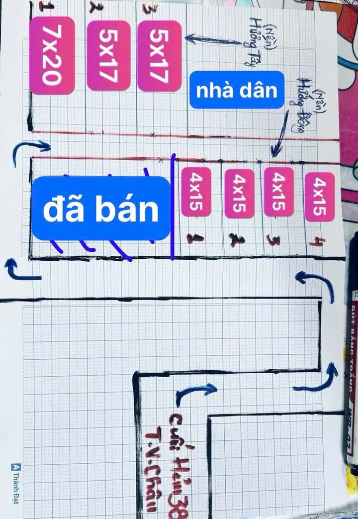 Đất thổ cư hẻm 38 Trần Việt Châu 60m² giá 1.35 tỷ - Đầu tư sinh lời ngay!