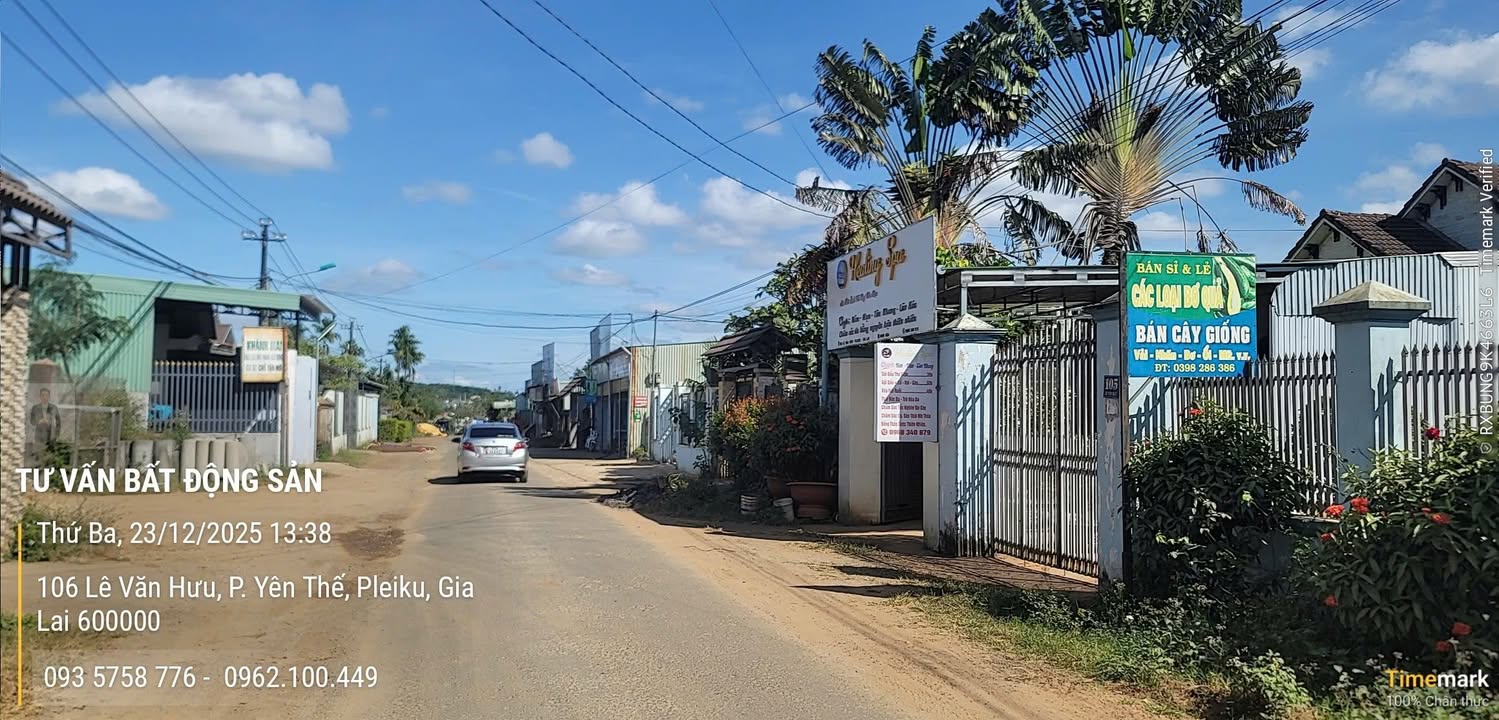 Đất Phường Thống Nhất Pleiku 170m² giá 6.5 tỷ - Sổ hồng chính chủ, đầu tư sinh lời!
