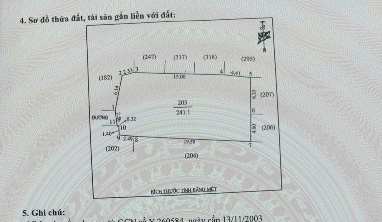 Đất mặt đường Vệ Định, phường Đội Cung 241m² giá 7.x tỷ - Cơ hội đầu tư tuyệt vời!