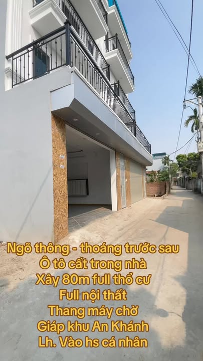 Nhà mặt tiền kinh doanh An Khánh 80m² giá 7 tỷ - Ô tô vào nhà, ngõ thông thoáng!