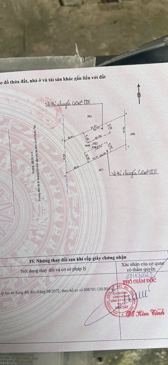 Đất nền 465m² Lộ 7A, Dĩ An - Giá chỉ 4 tỷ - Cơ hội đầu tư tốt!