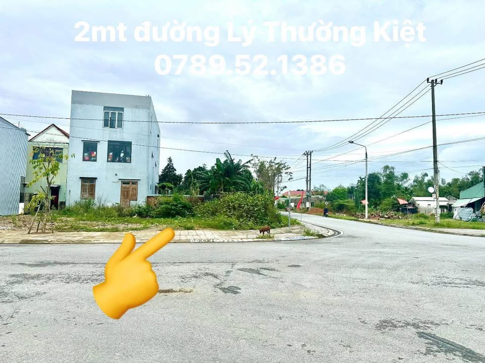 Đất nền góc Ngã 4 Lý Thường Kiệt 265m² giá 5.x tỷ - Cơ hội đầu tư sinh lời!