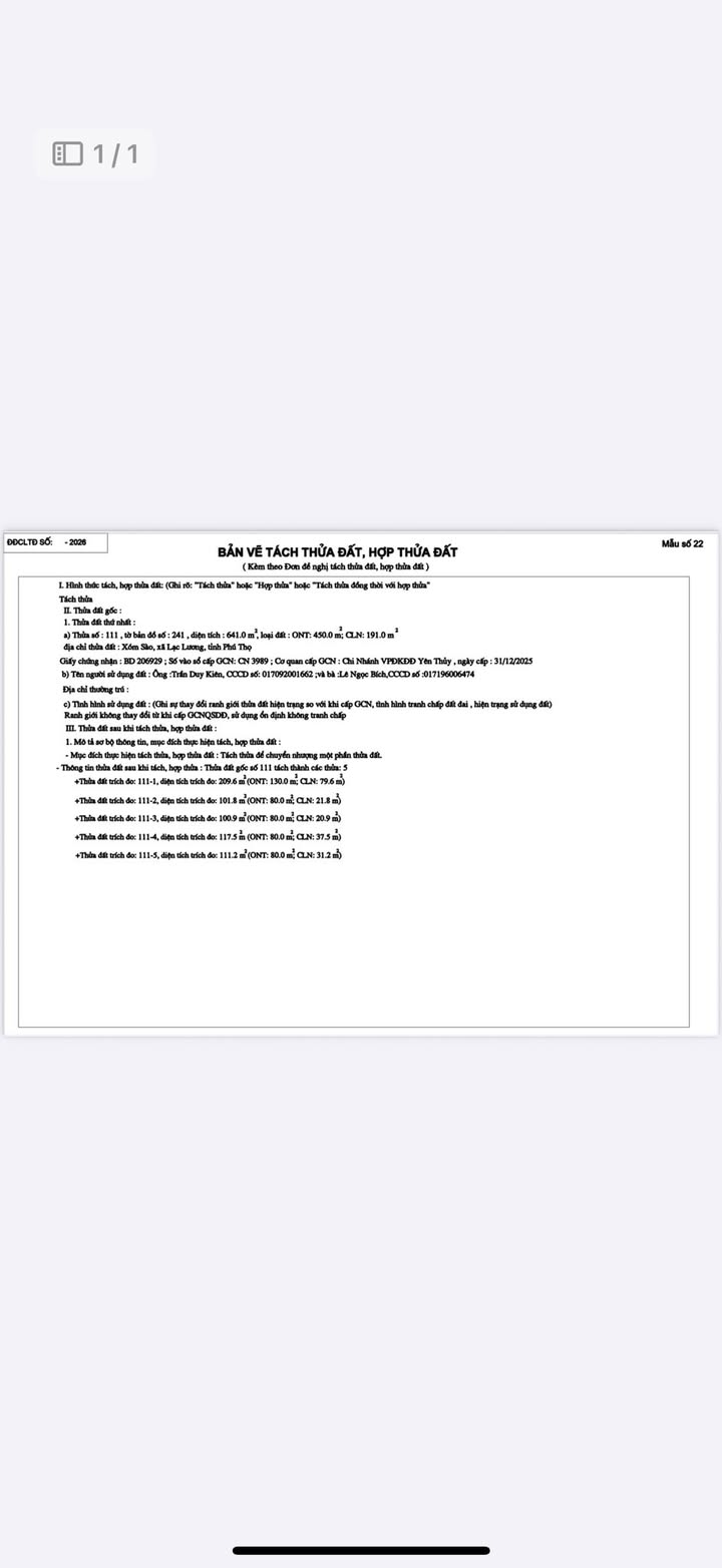 Đất nền Phường Đa Phúc, Huyện Yên Thủy 100m² giá 100 triệu - Cơ hội đầu tư tuyệt vời!