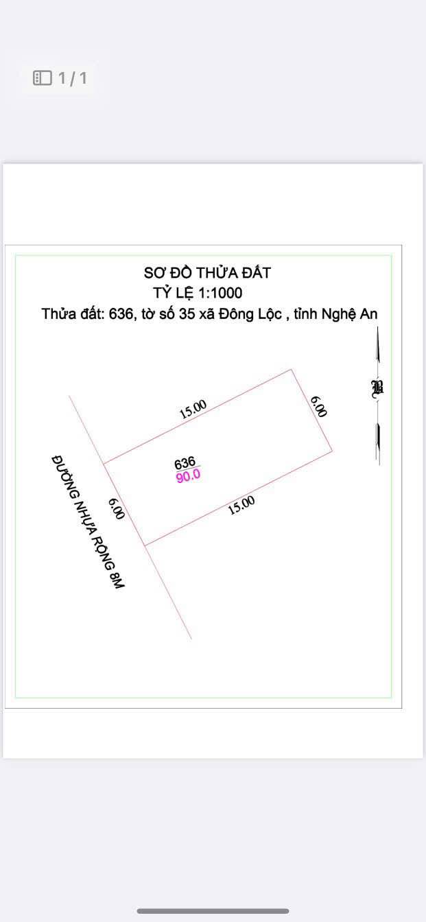 Đất ở xóm Trường Thịnh, Nghi Lộc 90m² - Đầu tư tiềm năng giá tốt!