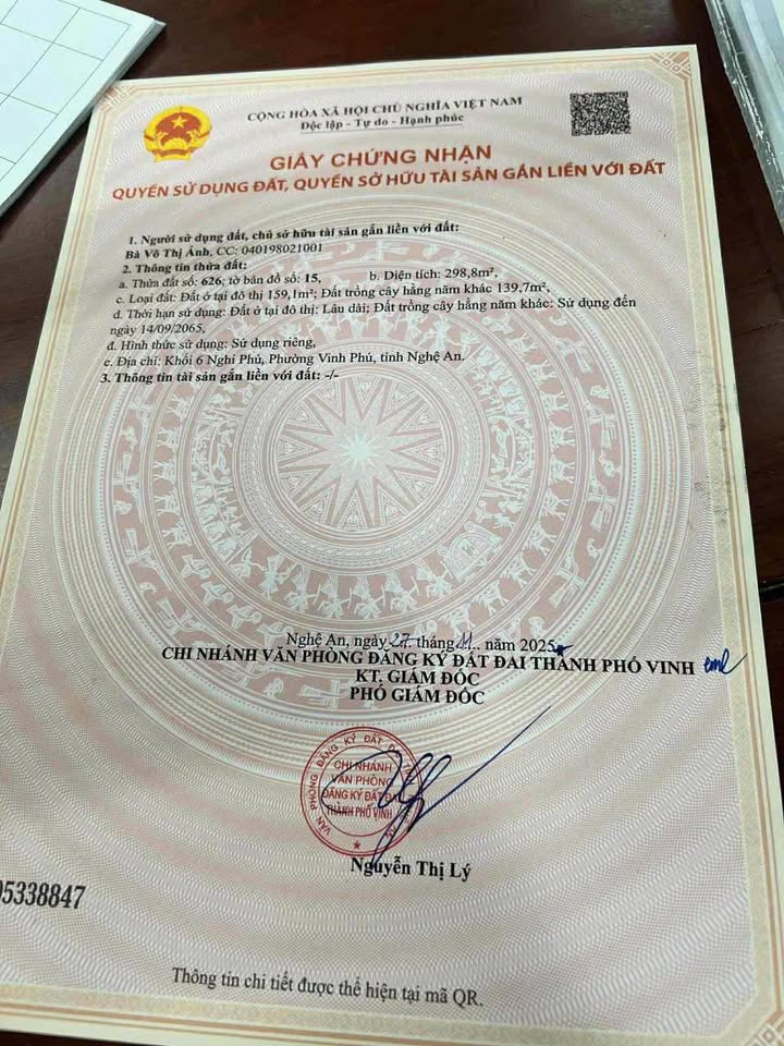 Bán đất lối 2 Trương Văn Lĩnh, Nghi Phú 63m² - Chính chủ, giá tốt!