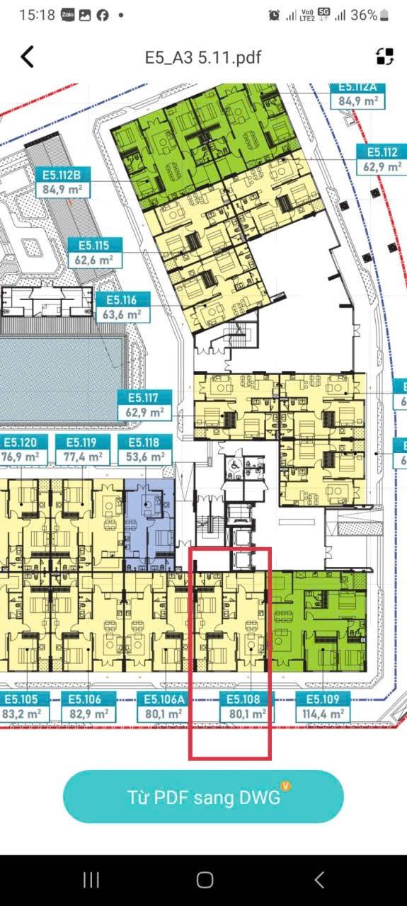 Căn hộ chân đế Tòa E1, E2, E5 - Hải Dương 57m² giá 2.95 tỷ - Đầu tư sinh lời nhanh chóng!