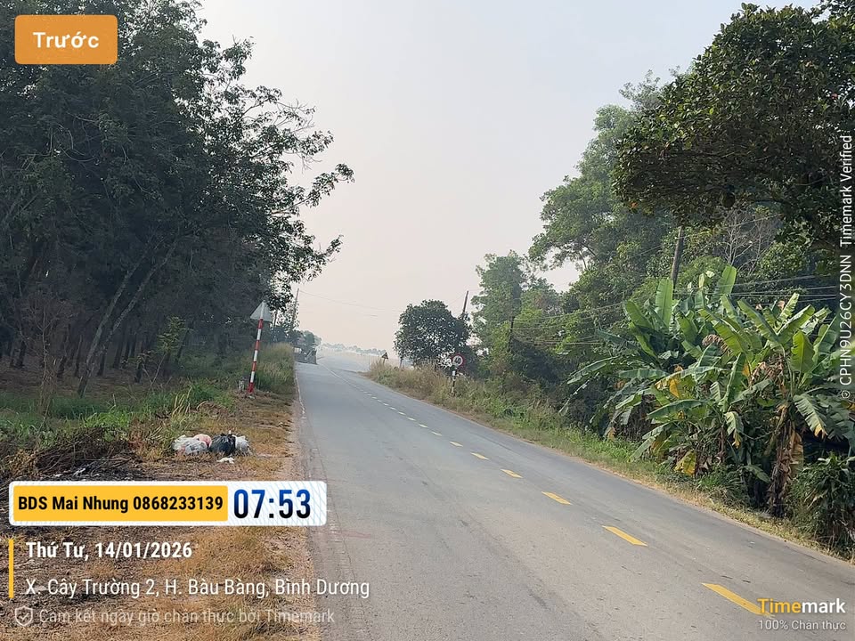 Đất nền Cây Trường, Bàu Bàng 7000m², giá chỉ 3 tỷ - Cơ hội đầu tư hấp dẫn!