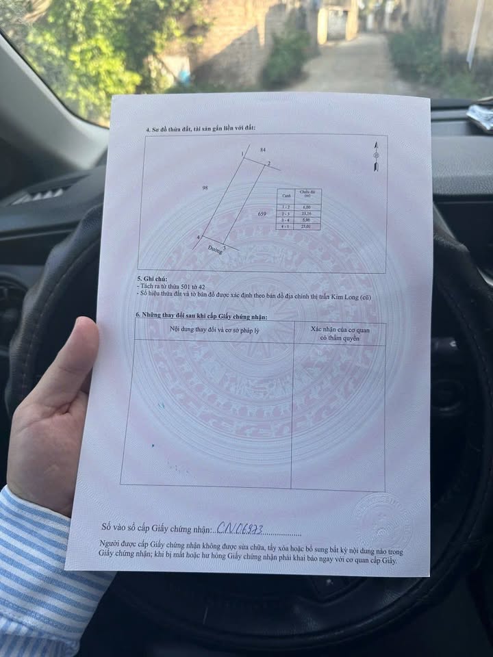 Đất nền thị trấn Kim Long 137m² giá 1.23 tỷ - Vị trí đẹp, cơ hội đầu tư sinh lời!