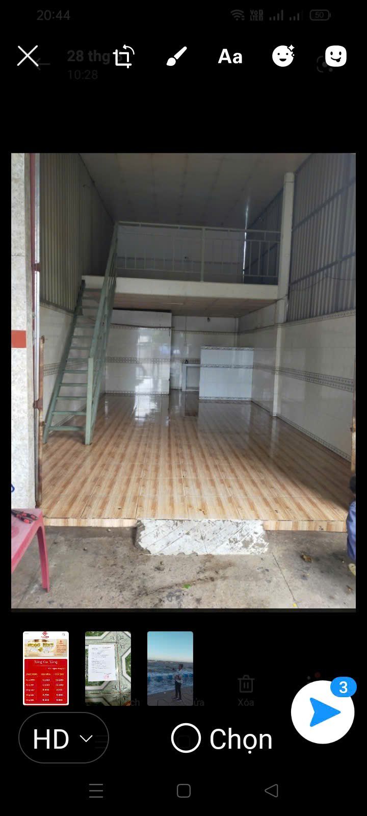 Nhà cho thuê mặt tiền đường lớn tại Xã Phú Hưng - Diện tích 32m², giá 3 triệu!