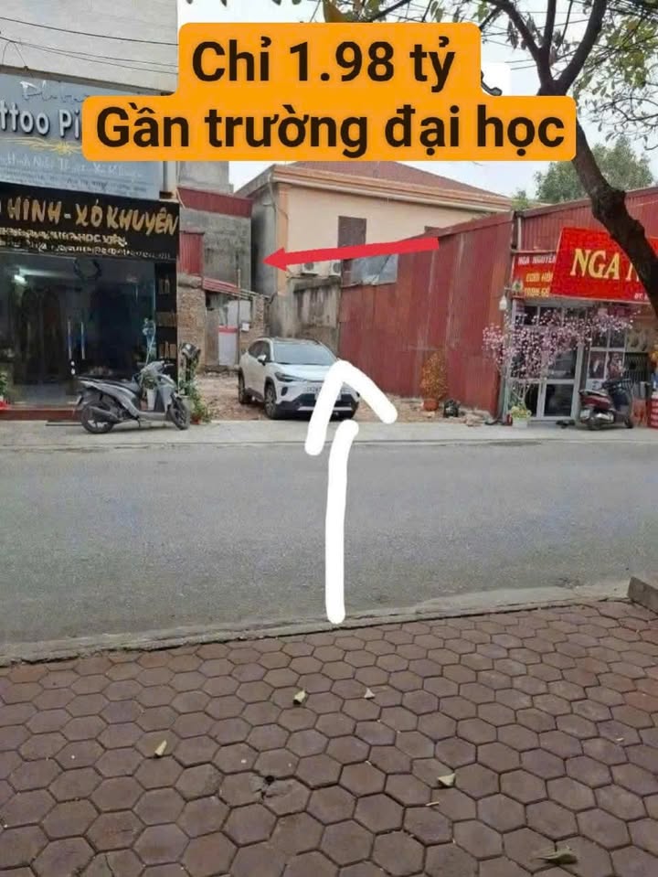 Đất gần trường Đại học Công nghiệp Bắc Từ Liêm 65m² giá 1.98 tỷ - Ô tô vào tận nơi!