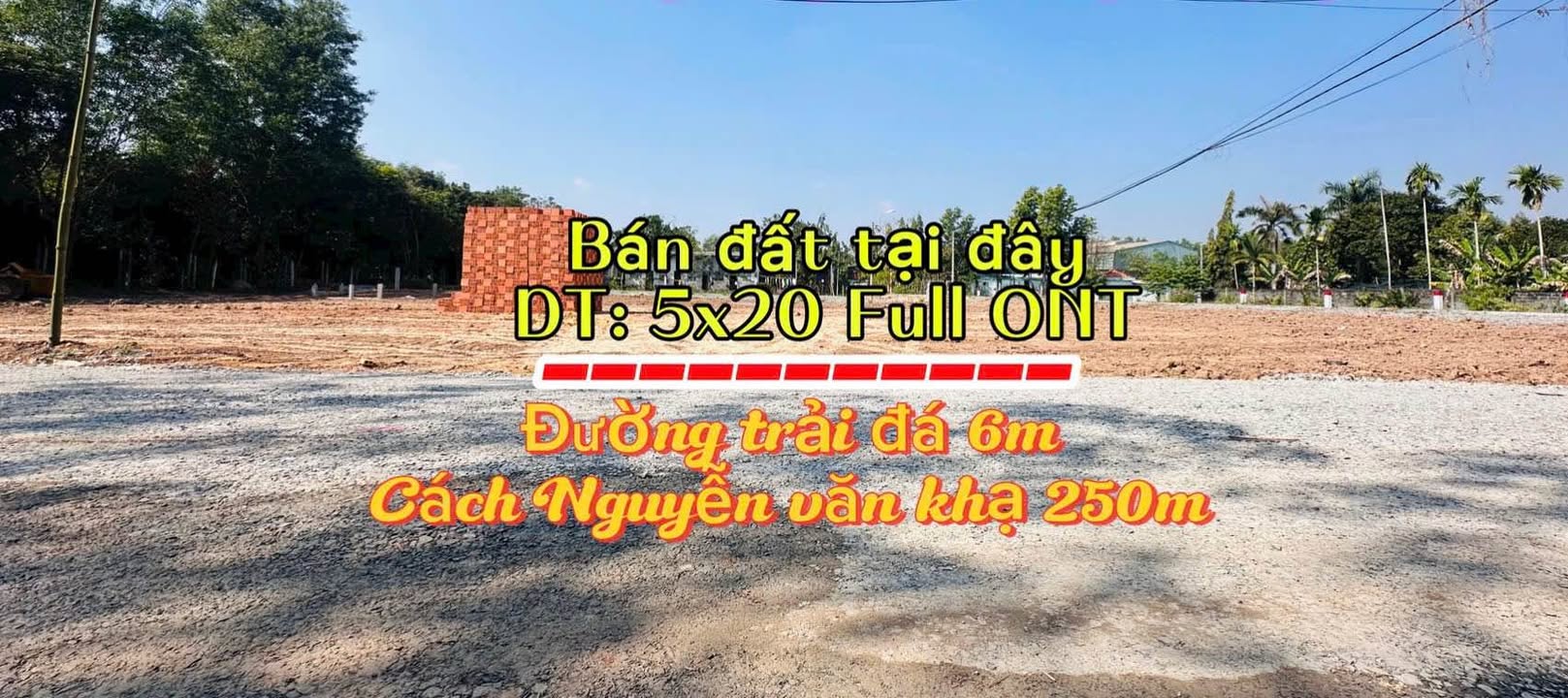Đất nền xã Tân An Hội 100m² giá 1 tỷ - Cơ hội đầu tư tuyệt vời!