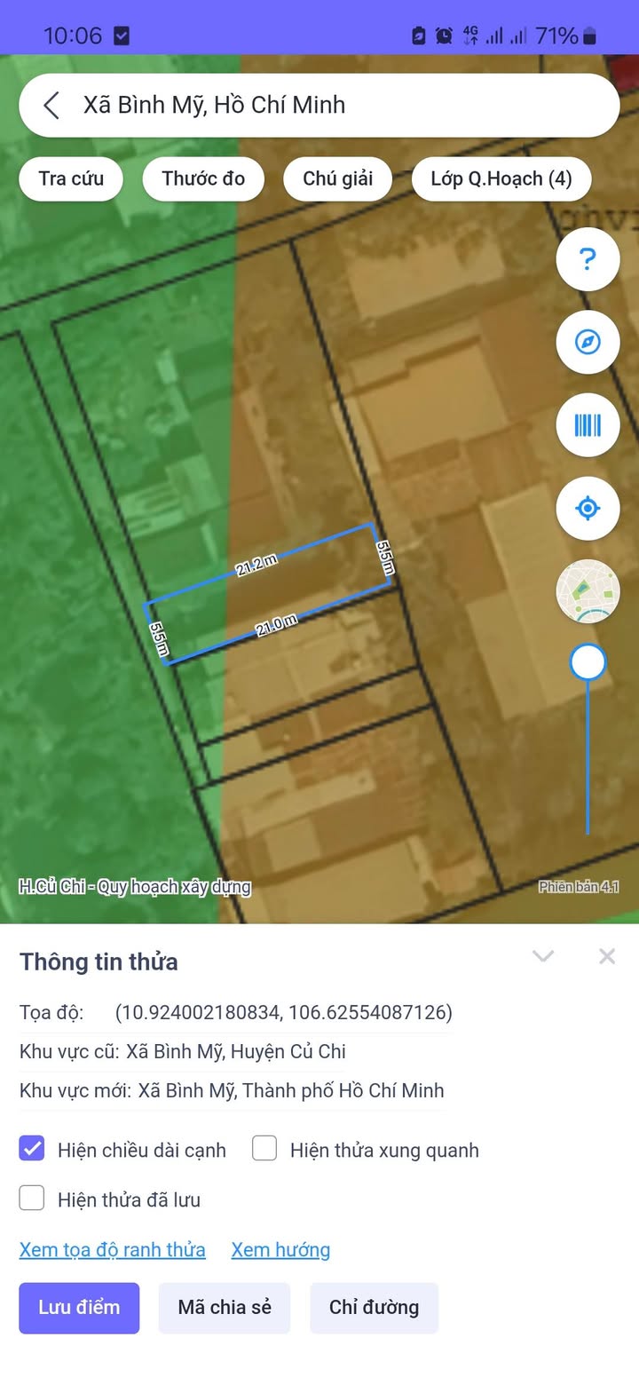 Đất thổ cư 116m² tại Ấp 7 Bình Mỹ Củ Chi - Giá chỉ 1.7 tỷ, đầu tư sinh lời!