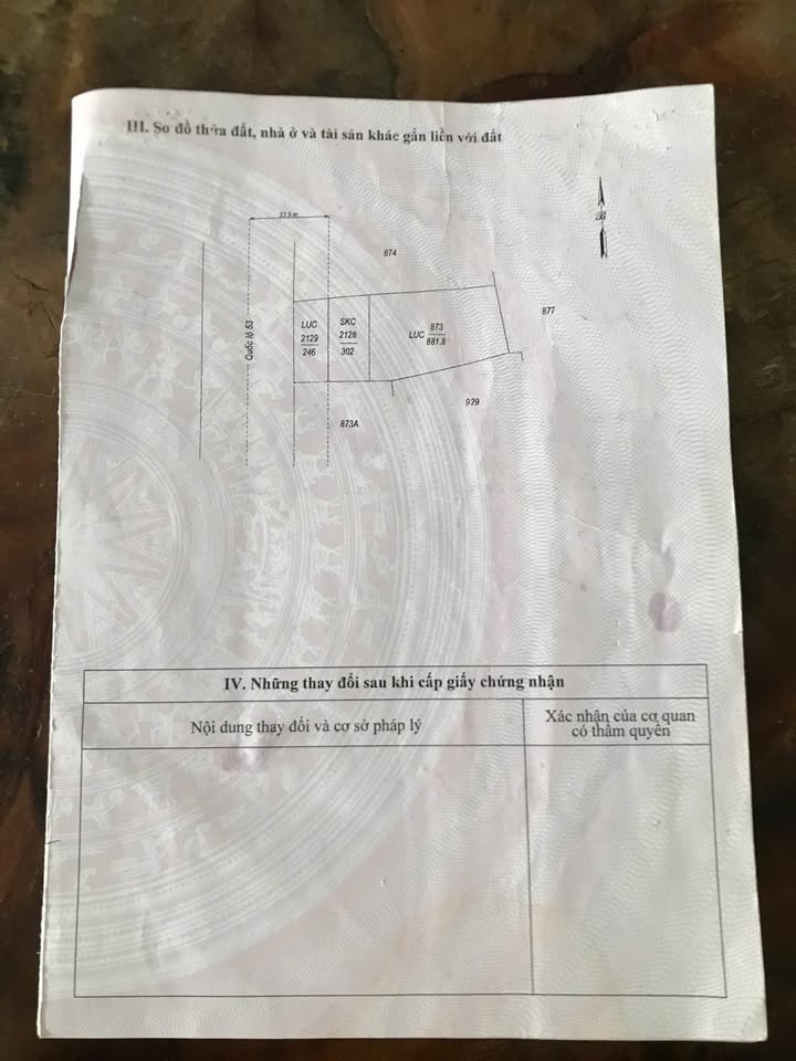 Bán mặt tiền QL53 - Xã Tập Sơn - 1400m² - Giá chỉ 3.5 tỷ - Cơ hội đầu tư không thể bỏ lỡ!