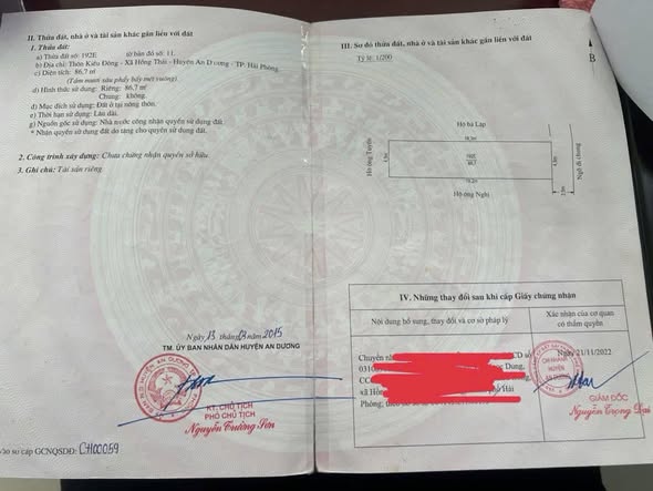 Nhà riêng thôn Kiều Đông, Hồng Thái 86m² giá 1.6 tỷ - Sẵn sàng vào ở!