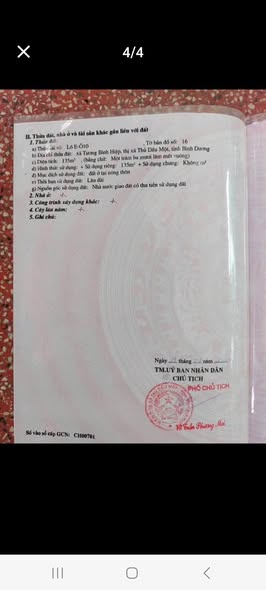 Đất TDC Tương Bình Hiệp, Thủ Dầu Một 135m² giá 2.29 tỷ - Đường nhựa 7m thông thoáng!