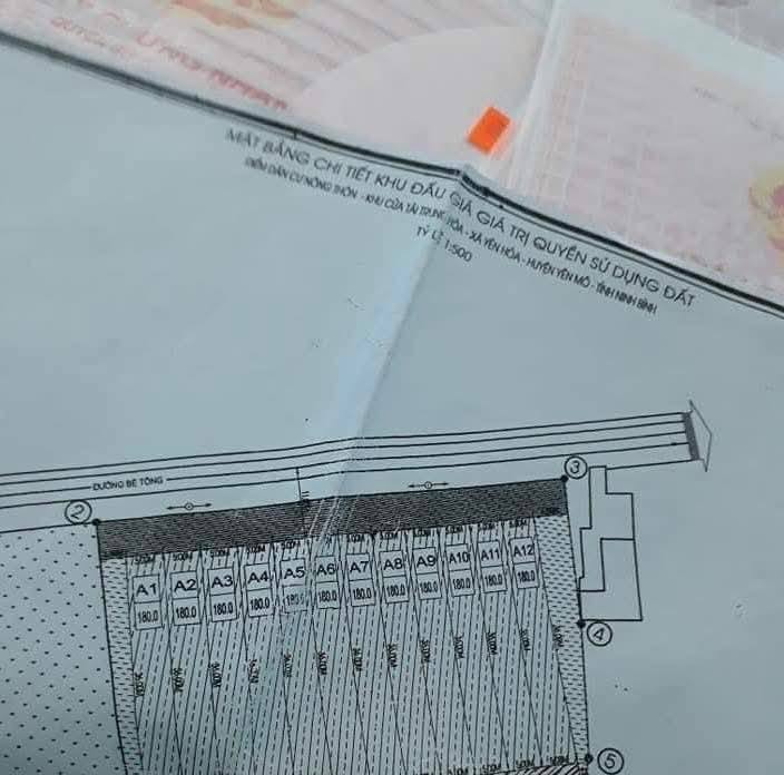 Đất Yên Hòa - 180m² chỉ 1 tỷ - Cơ hội đầu tư hấp dẫn!