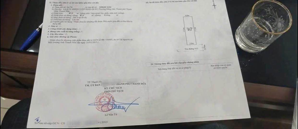 Lô đất mb2122 Đông Hải 87,5m² - Hàng hiếm, không lỗi