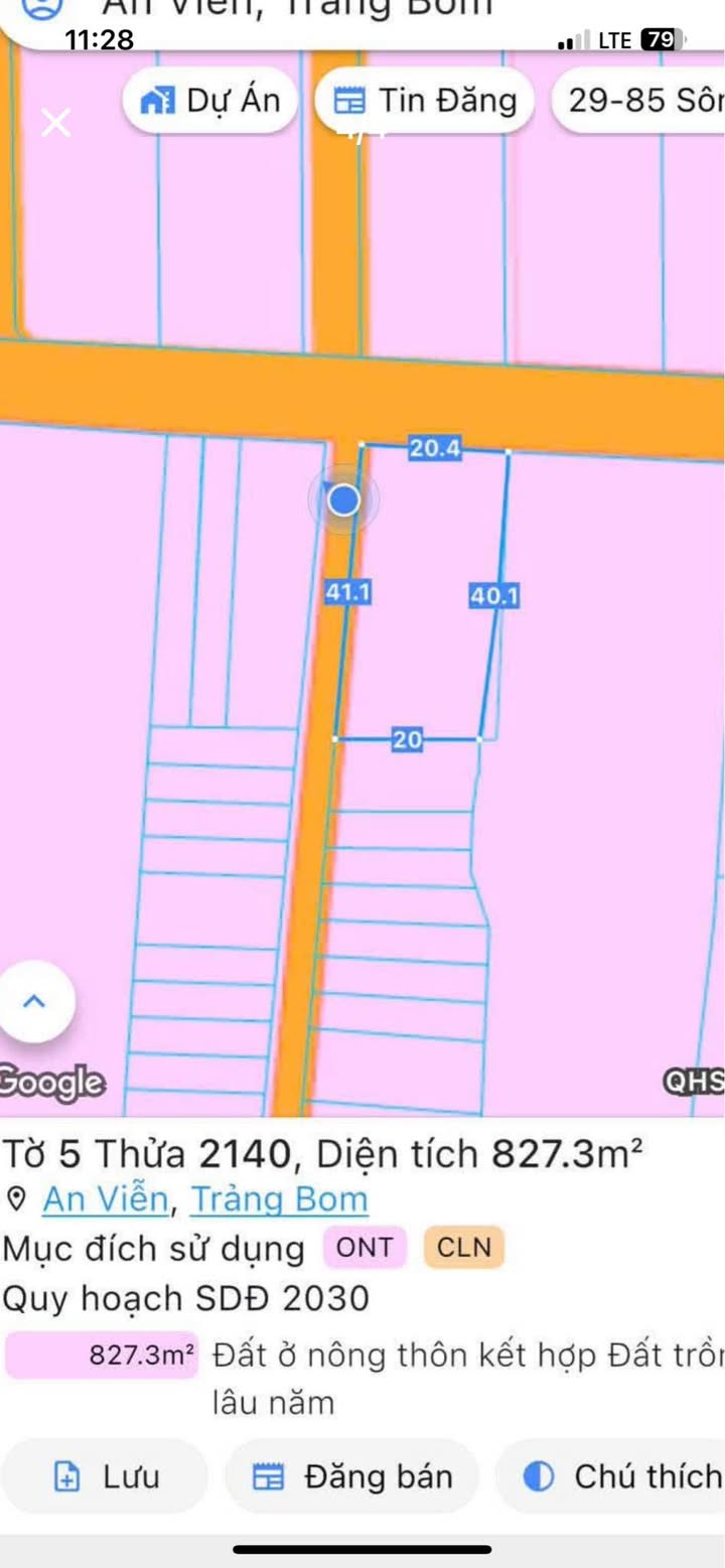 Lô Đất Góc 2MT 827m² tại An Viễn, Trảng Bom - Đầu tư sinh lời ngay!