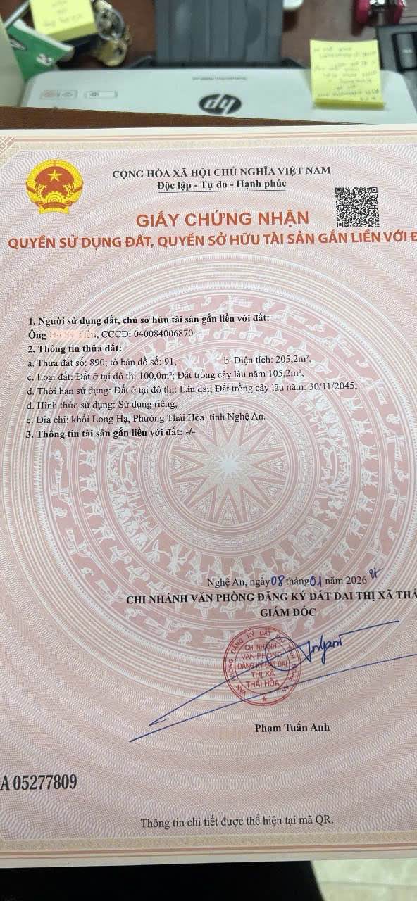 Đất nền Lê Doãn Nhã, Thái Hoà 5824m² - Cơ hội vàng cho đầu tư sinh lời!