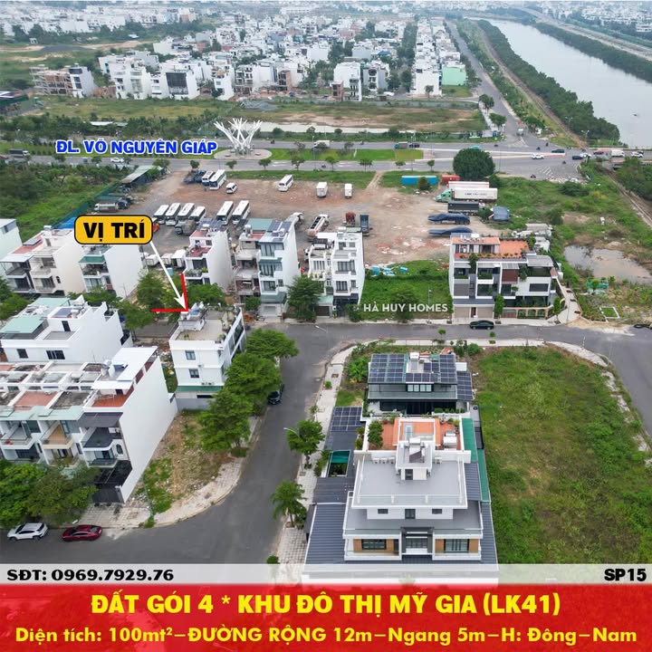 Đất nền KĐT Mỹ Gia Nha Trang 100m² giá 5.35 tỷ - Hướng Đông, pháp lý rõ ràng!