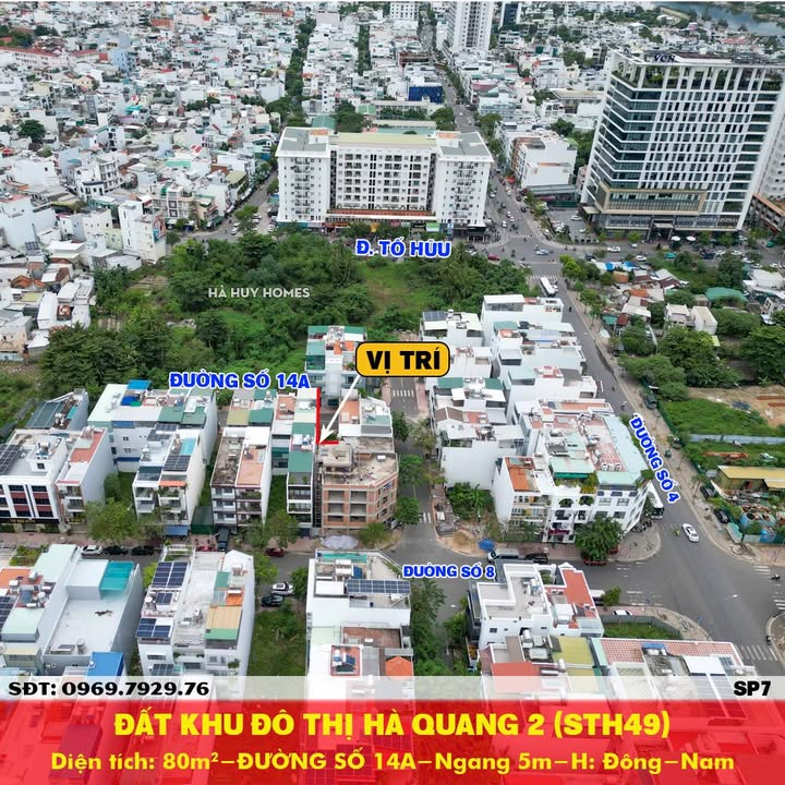 Bán đất KĐT Hà Quang 2, Nha Trang 80m² giá 6.8 tỷ - Hướng Đông, pháp lý rõ ràng!