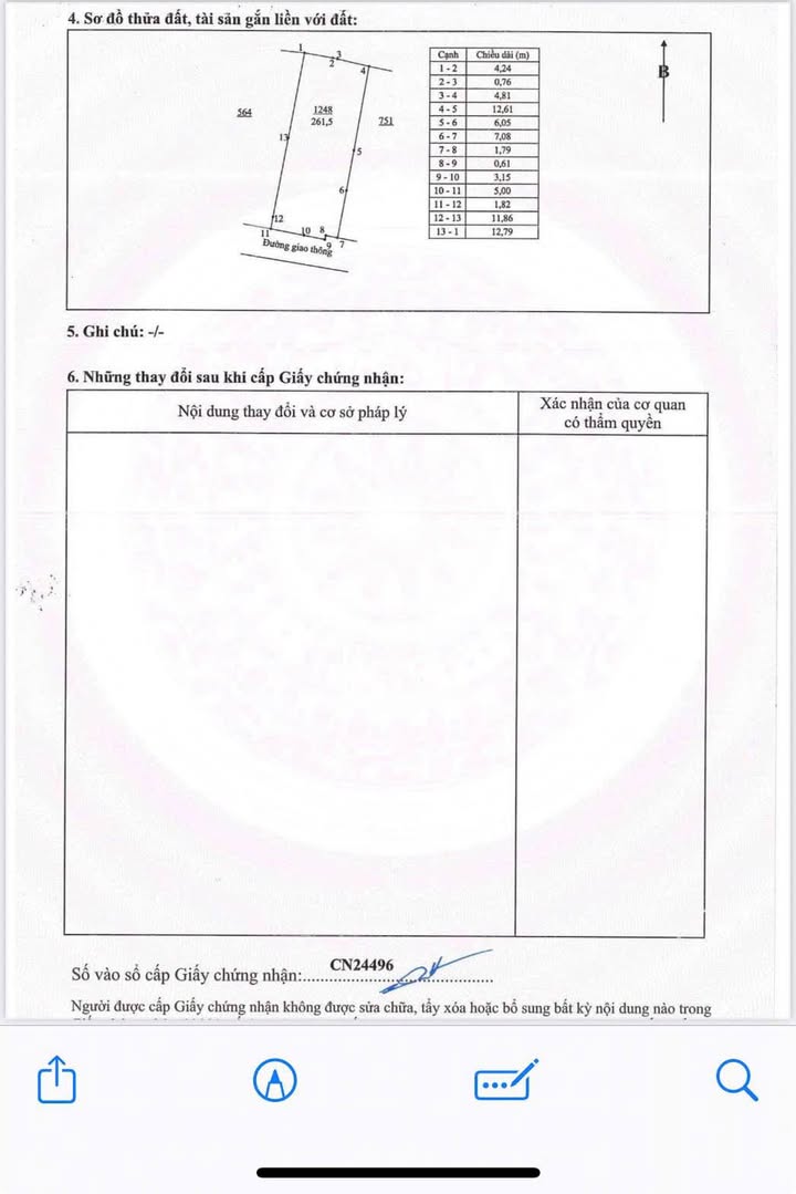 Lô đất vàng gần Trường CNTT Thái Nguyên 261,5m² giá 6 tỷ - Cơ hội đầu tư tuyệt vời!