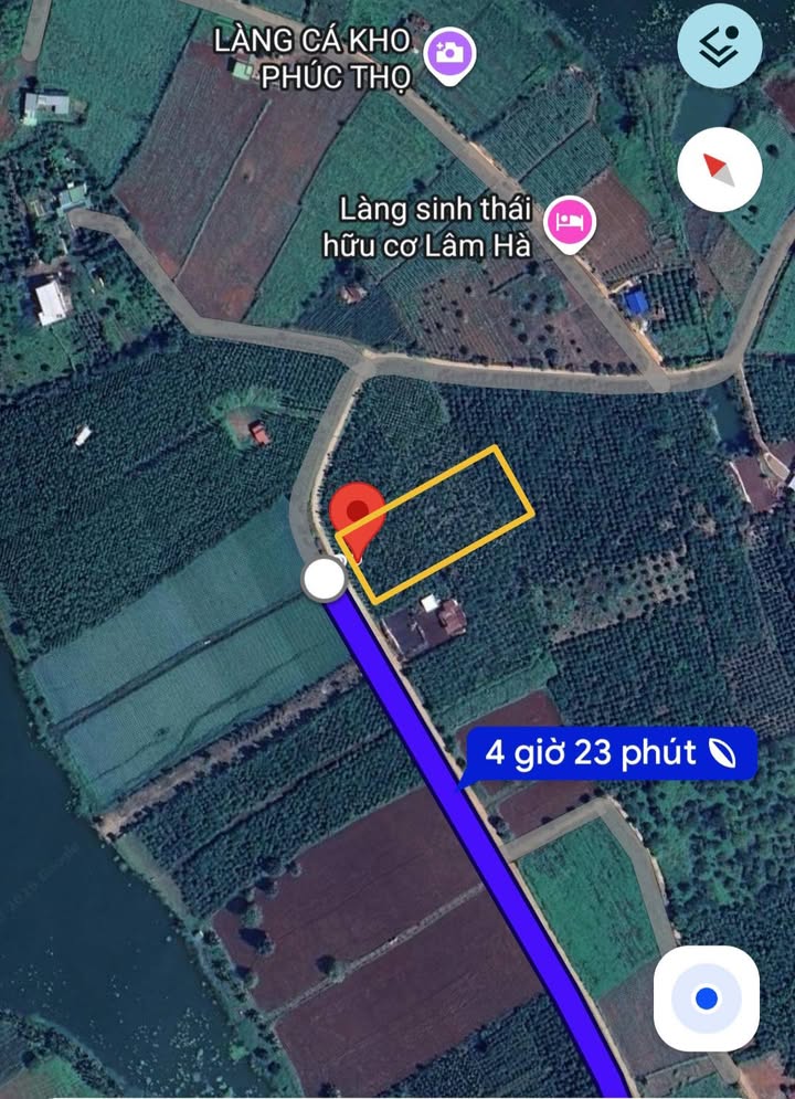 Đất nền view hồ Phúc Thọ, Lâm Hà 822m² giá 2.1 tỷ - Cơ hội đầu tư tuyệt vời!