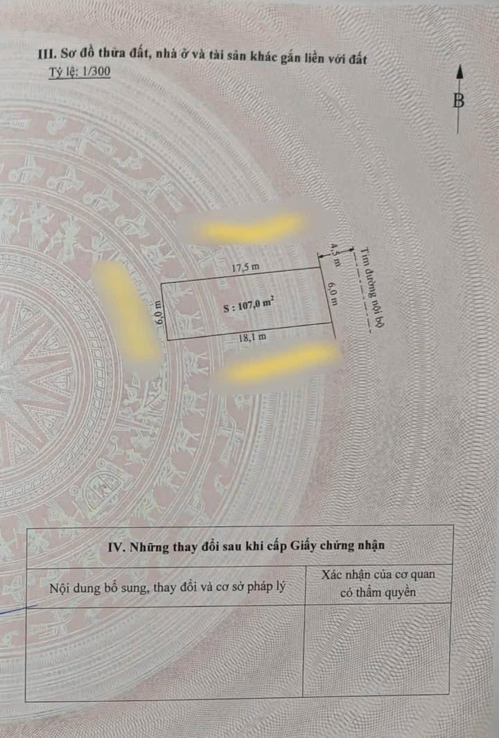 Lô đất Hồng Thái, An Dương 107m² giá 2.5 tỷ - Đường nhựa thông thoáng!