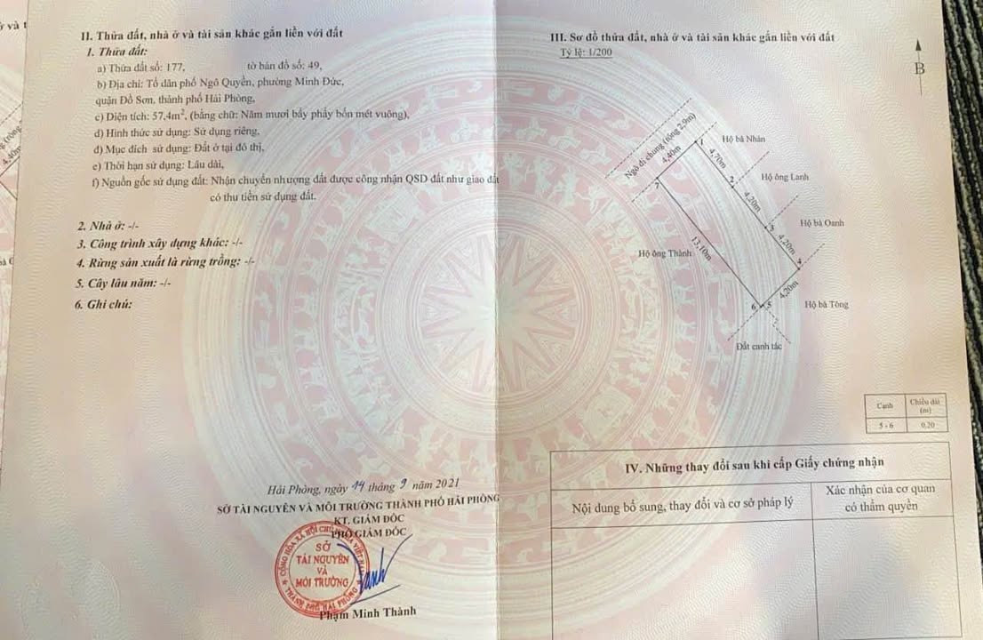 Đất nền Đồ Sơn Hải Phòng 57m² giá chỉ 8xx triệu - Vị trí đẹp, dân cư đông đúc!