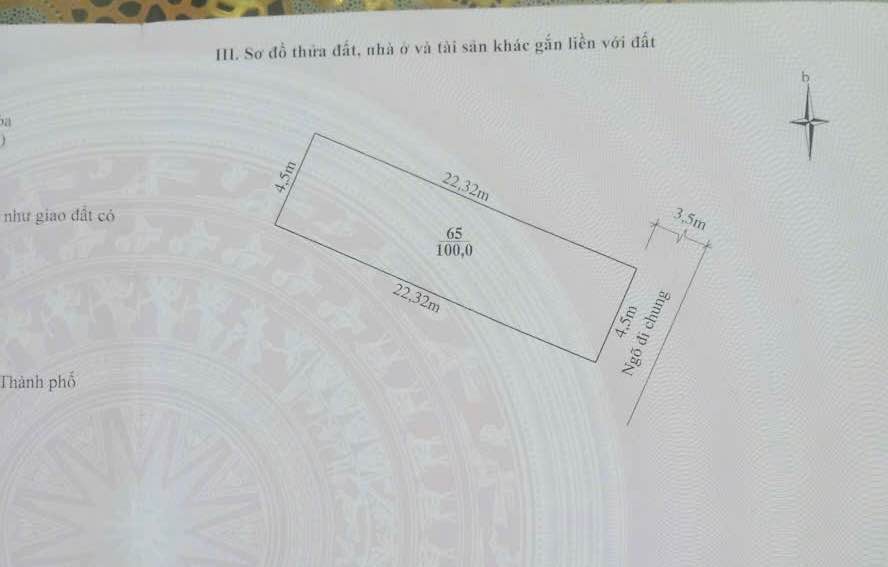 Lô đất Phố 3 Quang Hưng 100m² giá 1.15 tỷ - Sổ hồng chính chủ!