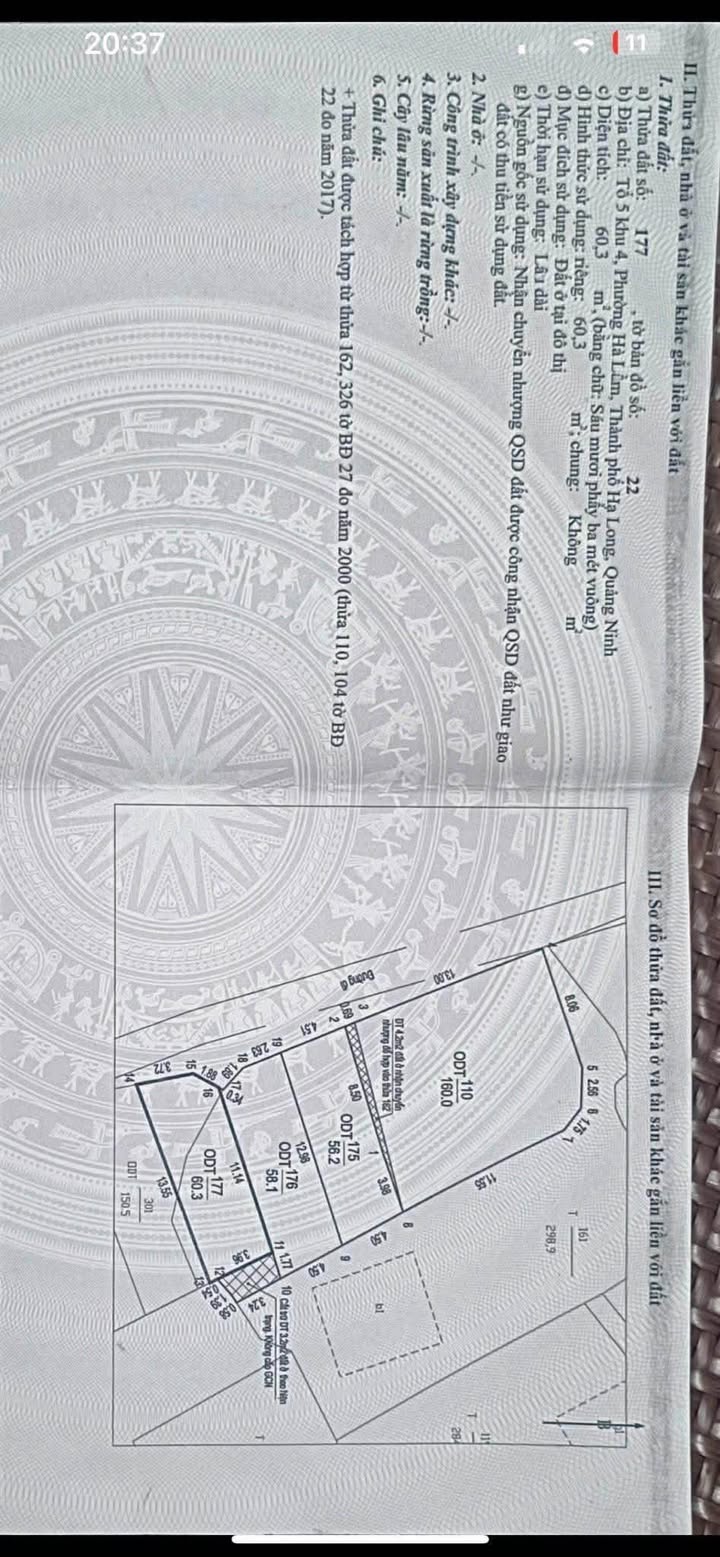 Bán đất Lideco, Hà Lầm 60.3m² giá 1.55 tỷ - Đầu tư sinh lời ngay!