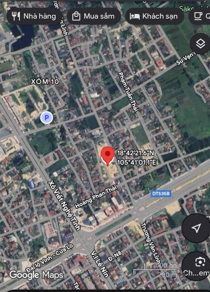 Đất nền Nghi Phú 110m² giá 4.9 tỷ - Vị trí đắc địa, thuận tiện kinh doanh!