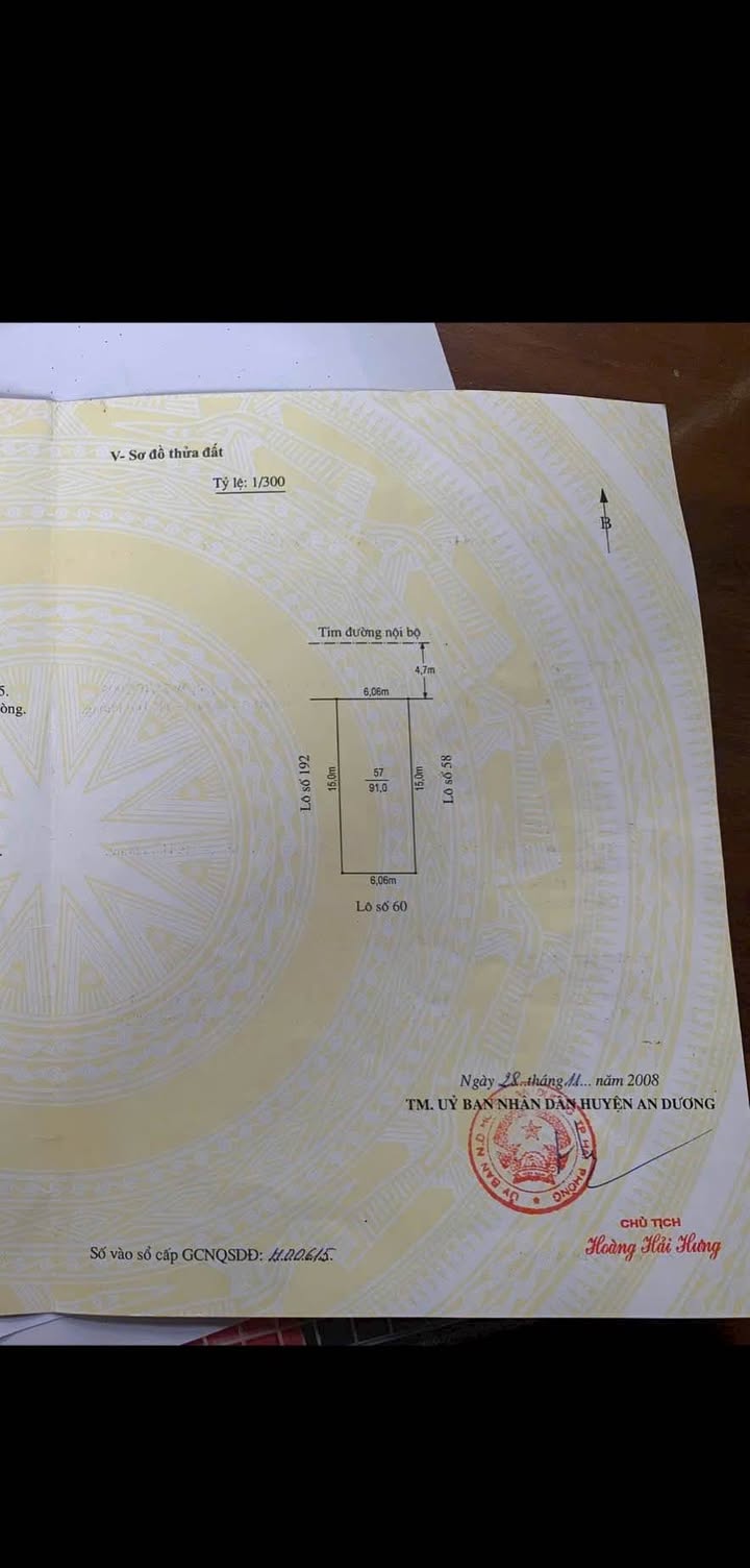 Chung cư tổ 6, phường An Hải, quận An Dương, 91m² - Giá tốt cho nhà đầu tư!