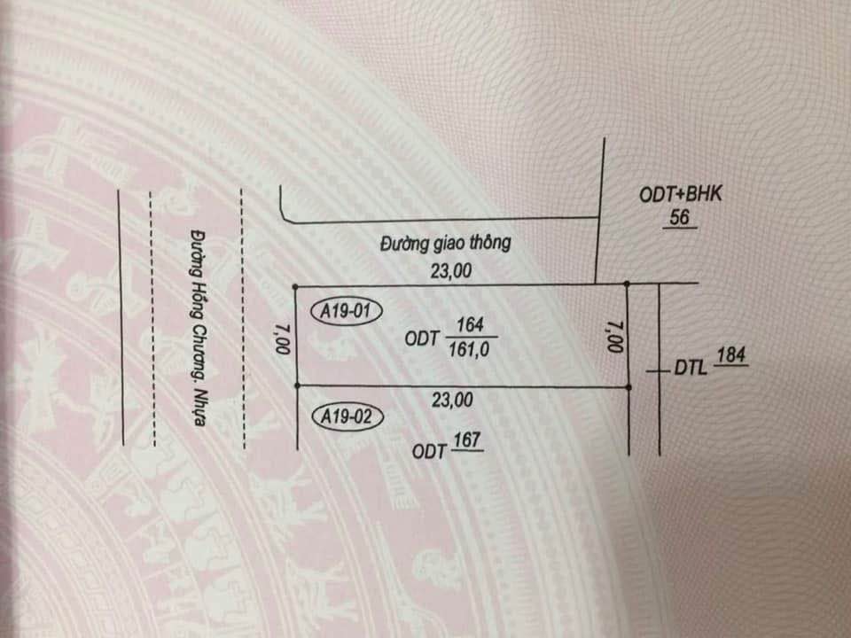 Bán FrontHouse A19.1 Tây Hữu Nghị, 161m² giá 3 tỷ - Hai mặt tiền hấp dẫn!